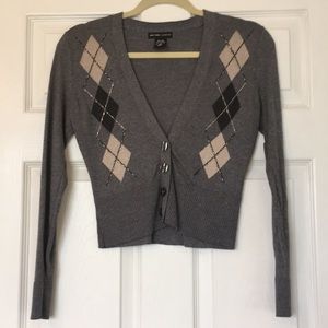 New York & Co argyle inspired sweater